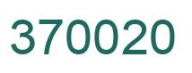 Número 370020 imagen verde