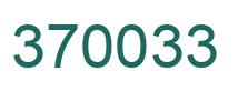 Número 370033 imagen verde