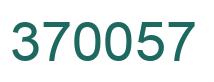 Número 370057 imagen verde