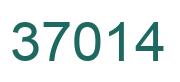 Número 37014 imagen verde