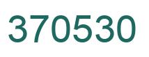 Number 370530 green image