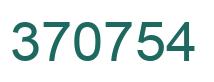 Número 370754 imagen verde
