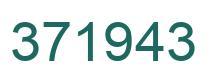 Number 371943 green image
