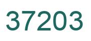 Number 37203 green image