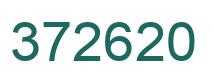 Number 372620 green image