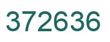 Número 372636 imagen verde