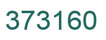 Number 373160 green image