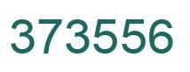 Number 373556 green image