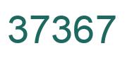 Number 37367 green image