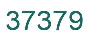 Number 37379 green image