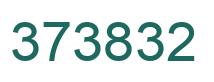 Number 373832 green image