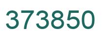 Number 373850 green image