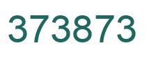 Número 373873 imagen verde