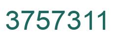 Número 3757311 imagen verde