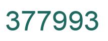 Número 377993 imagen verde