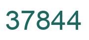 Number 37844 green image