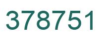 Número 378751 imagen verde