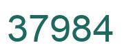 Número 37984 imagen verde