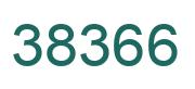 Number 38366 green image