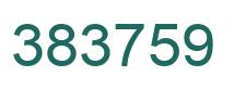 Número 383759 imagen verde