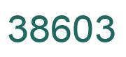 Number 38603 green image