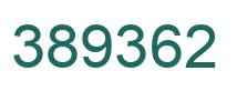 Number 389362 green image