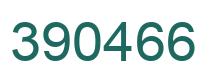Number 390466 green image