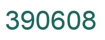 Number 390608 green image