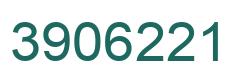 Number 3906221 green image