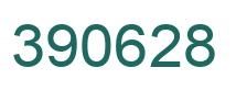 Number 390628 green image