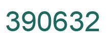 Number 390632 green image