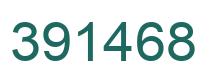 Number 391468 green image