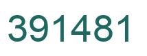 Número 391481 imagen verde