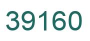 Número 39160 imagen verde
