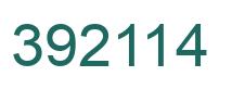Número 392114 imagen verde