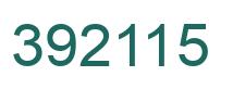 Número 392115 imagen verde