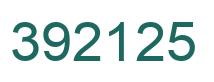 Número 392125 imagen verde