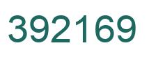 Number 392169 green image