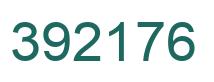 Number 392176 green image