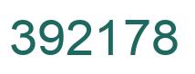 Number 392178 green image