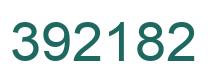 Number 392182 green image