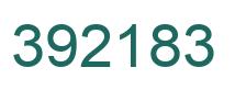 Number 392183 green image