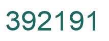 Número 392191 imagen verde
