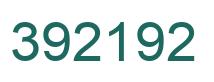 Number 392192 green image