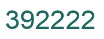 Number 392222 green image