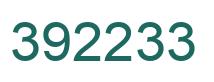 Number 392233 green image