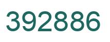 Number 392886 green image