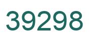 Number 39298 green image
