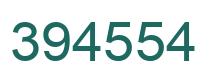 Número 394554 imagen verde