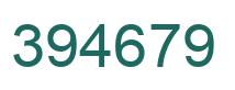 Number 394679 green image